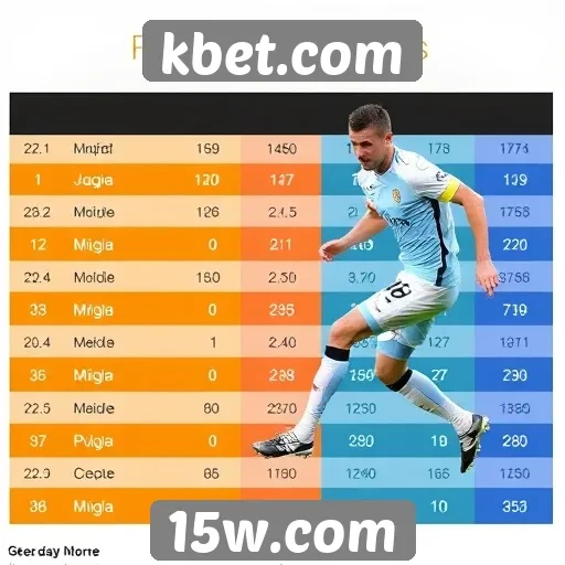 Comparação de odds em diferentes jogos no kbet.com