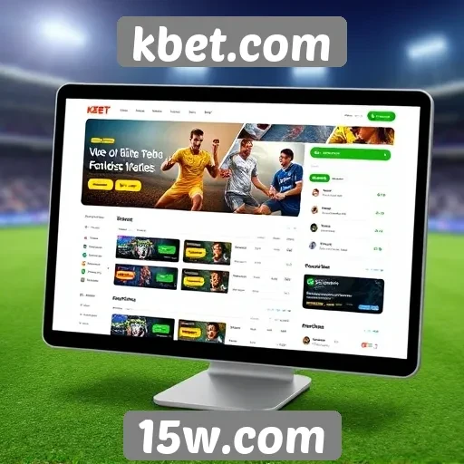 Análise da interface do usuário no kbet.com